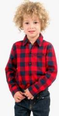 Cherry Crumble California Red Casual Shirt boys