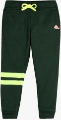 Cherry Crumble Green Straight Fit Track Pants girls