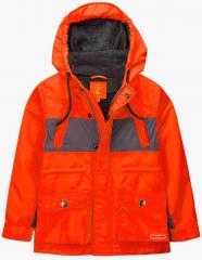 Cherry Crumble Kids Orange Colourblocked Tailored Jacket boys