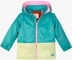 Cherry Crumble Turquoise Blue Colourblocked Winter Jacket boys