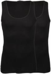 Chromozome Black Solid Vests men