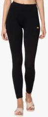 Chumbak Black Solid Leggings women