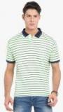 Classic Polo Green Striped Polo T Shirt men