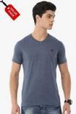 Classic Polo Pack Of 2 Multicoloured Solid Slim Fit V Neck T Shirts men