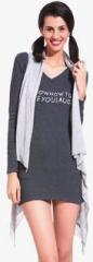 Claude 9 Grey Solid Shrug women