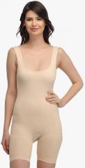 Clovia Beige Solid Shapewear women