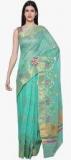 Xclusive Chhabra Aqua Blue Printed Saree women