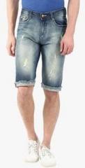 Code 61 Blue Washed Shorts men