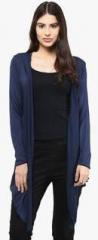 Color Cocktail Blue Solid Shrug women