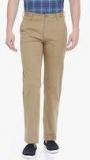 Colorplus Khaki Brown Tailored Slim Fit Solid Regular Trouser Men