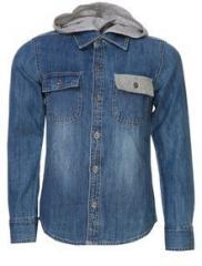 Cool Quotient Blue Casual Shirt boys