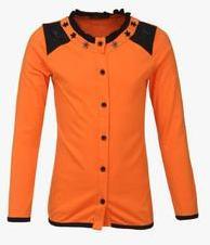 Cool Quotient Orange Casual Top girls