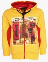 Cool Quotient Yellow Hoodie boys