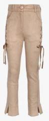 Cutecumber Beige Flared Fit Trousers girls