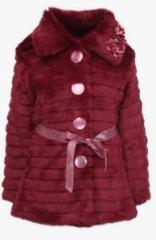 Cutecumber Maroon Winter Jacket girls