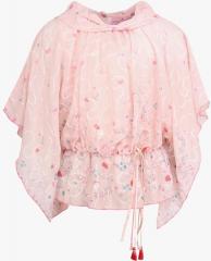 Cutecumber Pink Embellished Kaftan Top girls