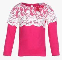 Daffodils Fuchsia Party Top girls