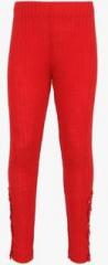 Daffodils Red Leggings girls