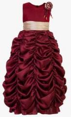 Darlee & Dache Maroon Party Dress girls