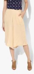 De Moza Beige Solid Palazzo women