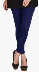 De Moza Navy Blue Solid Leggigns women