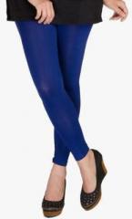 De Moza Navy Blue Solid Legging women