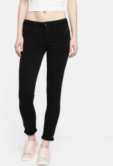 Deal Jeans Black Slim Fit Mid Rise Jeans women