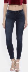 Deal Jeans Blue Skinny Fit Mid Rise Clean Look Stretchable Jeans women