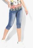 Deal Jeans Blue Washed Capri women