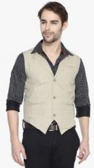 Derby Jeans Community Brown Slim Waistcoat men