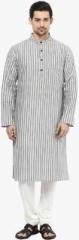 Design House Grey Striped Kurta men