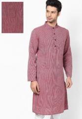 Design House Striped Rust Long Kurta men