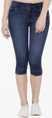 Devis Blue Solid Capri women