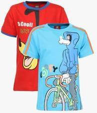 Disney Multicoloured Value Packs Of 2 T Shirts boys