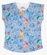 Disney Princess Blue Casual Top girls