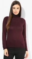 Dorothy Perkins Berry Button High Neck Jumper women