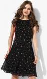 Dorothy Perkins Black Coloured Printed Shift Dress Women