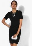 Dorothy Perkins Black Coloured Solid Bodycon Dress Women