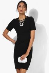 Dorothy Perkins Black Coloured Solid Bodycon Dress women