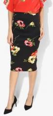 Dorothy Perkins Black Floral Pencil Skirt women