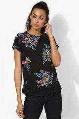 Dorothy Perkins Black Printed Blouse women