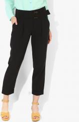 Dorothy Perkins Black Solid Regular Fit Regular Trouser women