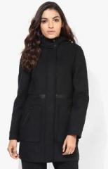 Dorothy Perkins Black Solid Winter Jacket women