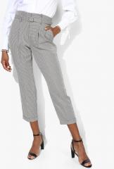 Dorothy Perkins Grey Checked Slim Fit Chinos women