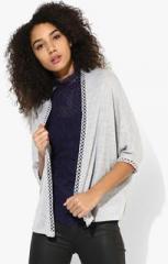 Dorothy Perkins Grey Solid Shrug women