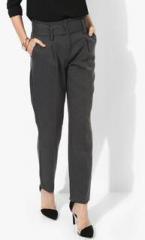 Dorothy Perkins Grey Textured Slim Fit Chinos women