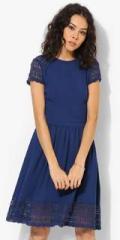 Dorothy Perkins Indigo Lace Fit And Flare Dres women