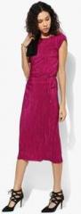 Dorothy Perkins Magenta Pleated Shift Dress women