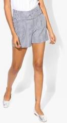 Dorothy Perkins Navy Blue Checked Shorts women