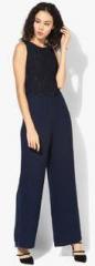 Dorothy Perkins Navy Blue Lace Jumpsuit women